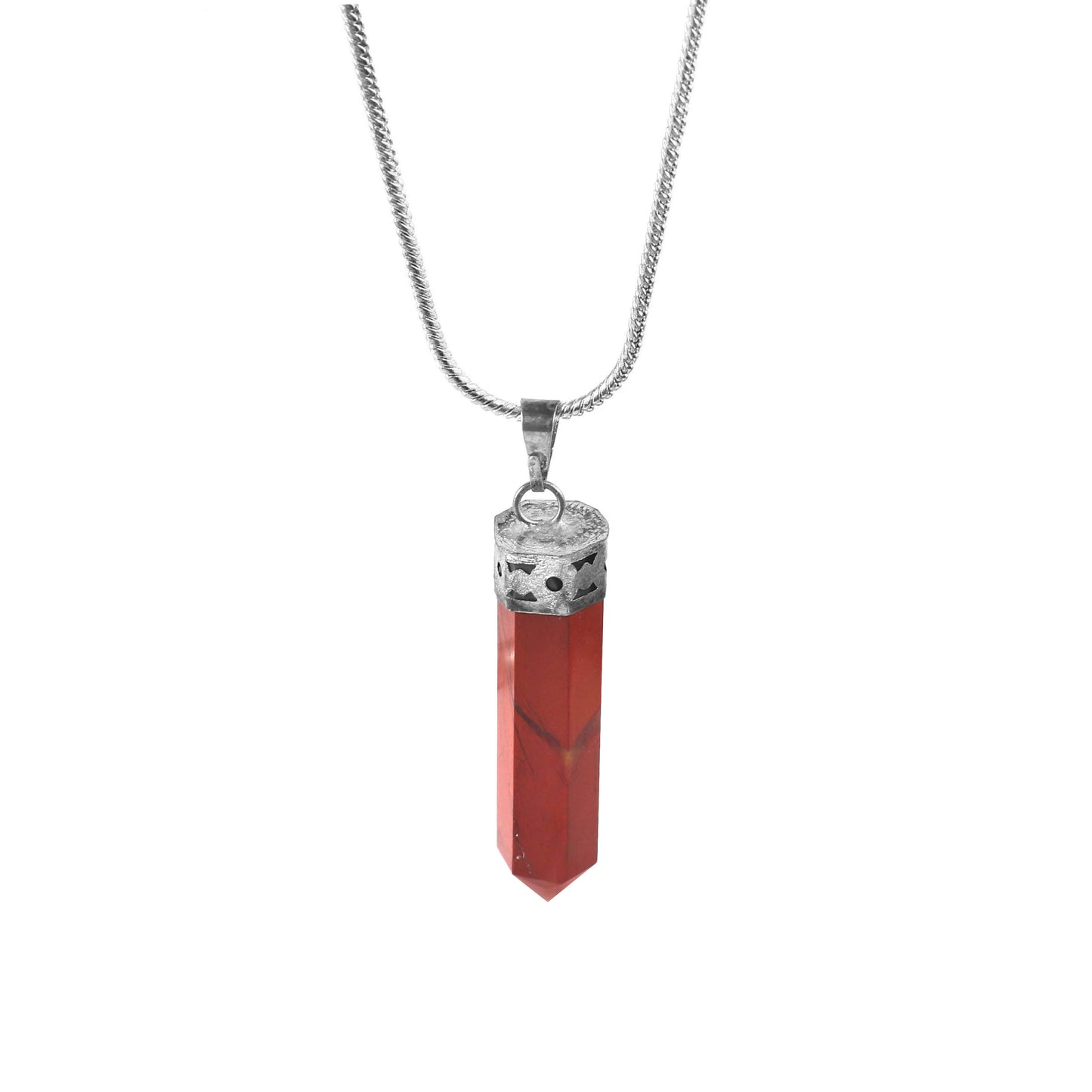 Red Jasper Pencil Pendant