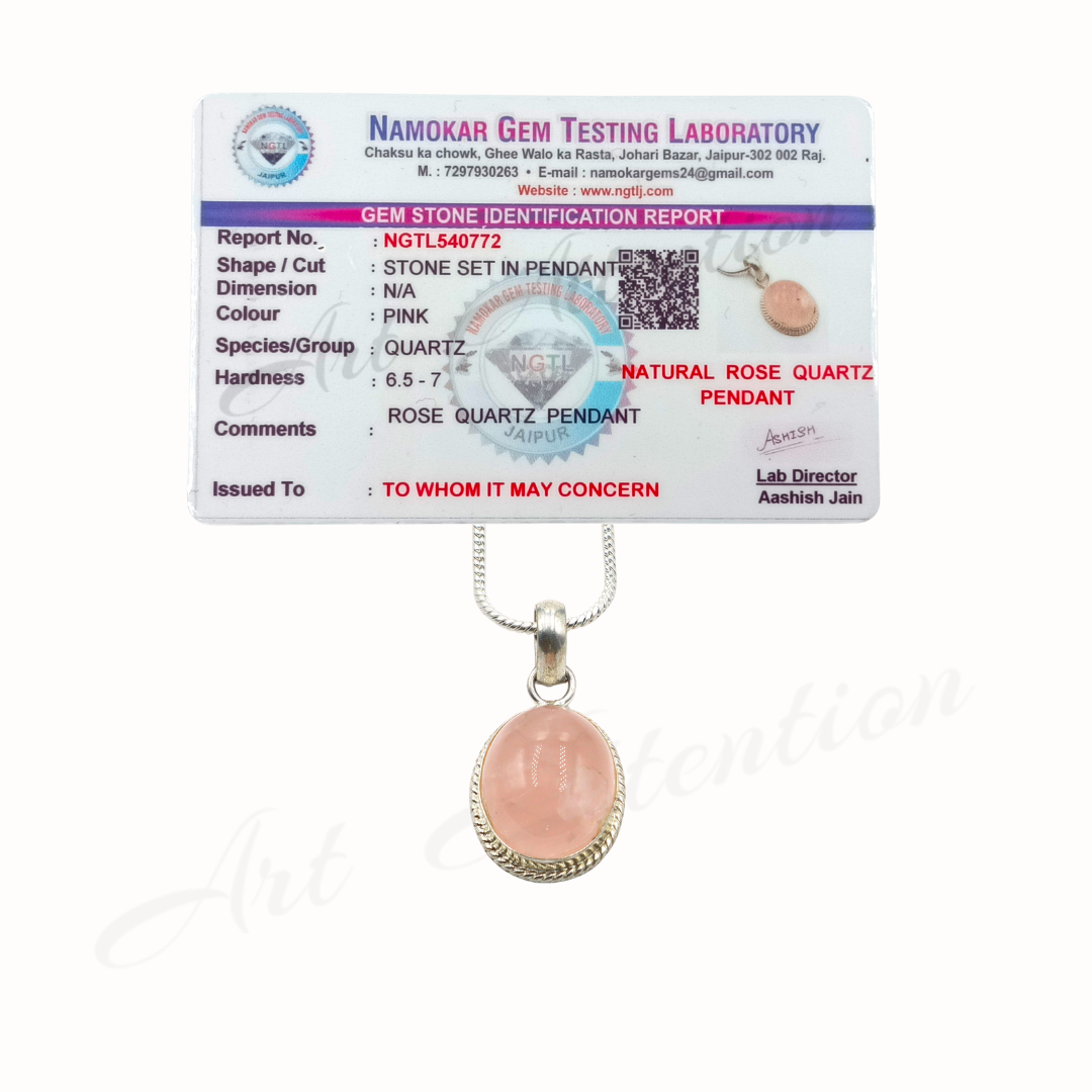 Rose Quartz Pendant
