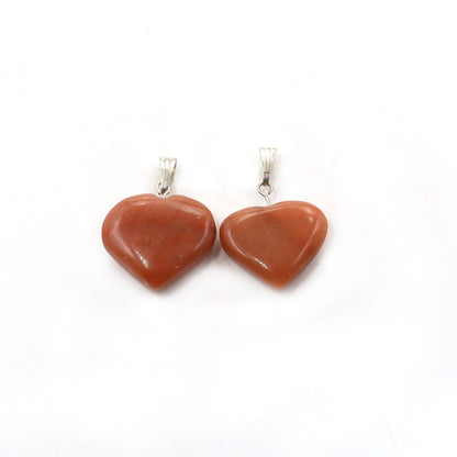 Red Jasper Heart Pendant
