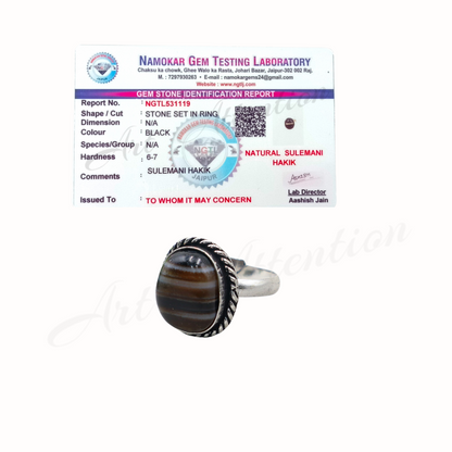Sulemani Hakik Adjustable Ring