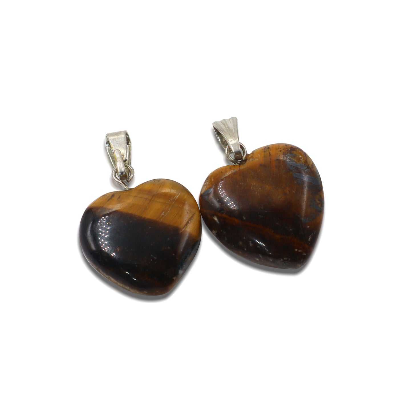 Tiger Eye Heart Pendant