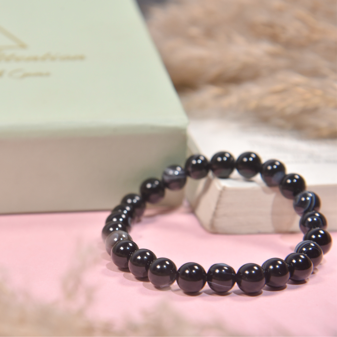 Black Obsidian Bracelet