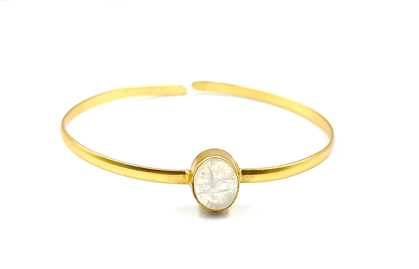 Moonstone 18K Gold Plated Kada