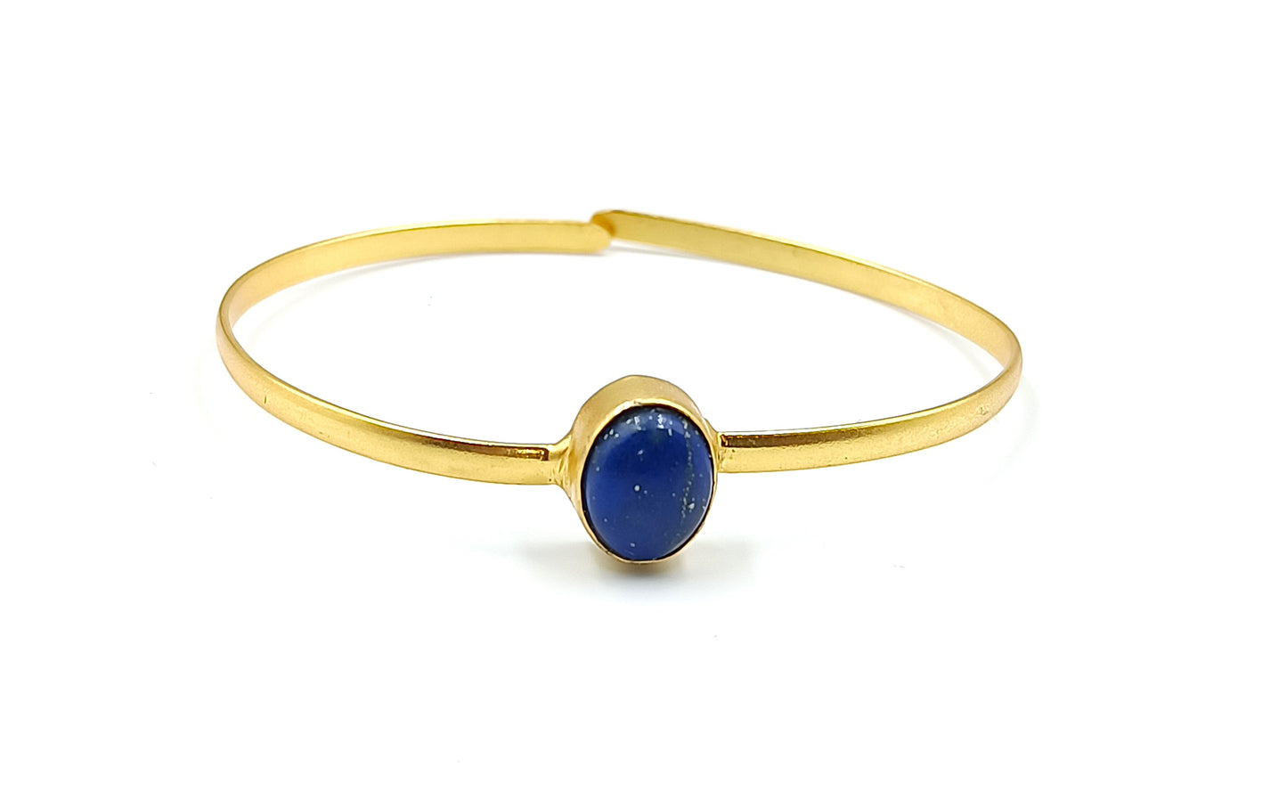 Lapis Lazuli 18K Gold Plated Kada