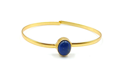 Lapis Lazuli 18K Gold Plated Kada
