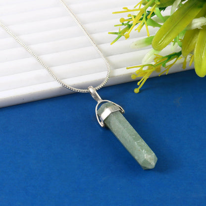 Green Aventurine Pencil Pendant