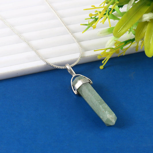 Green Aventurine Pencil Pendant