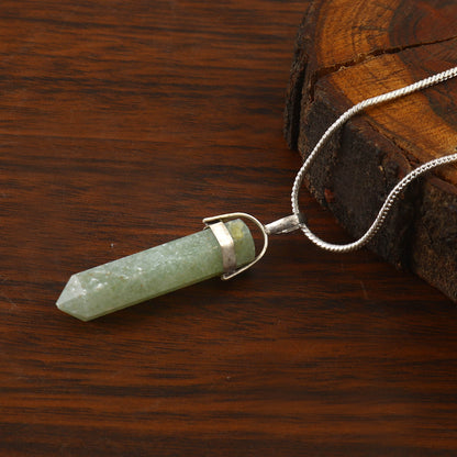 Green Aventurine Pencil Pendant