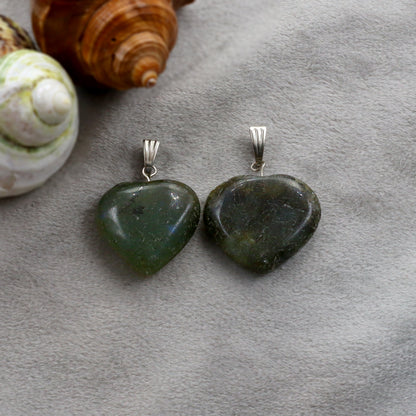 Labradorite Heart Pendant
