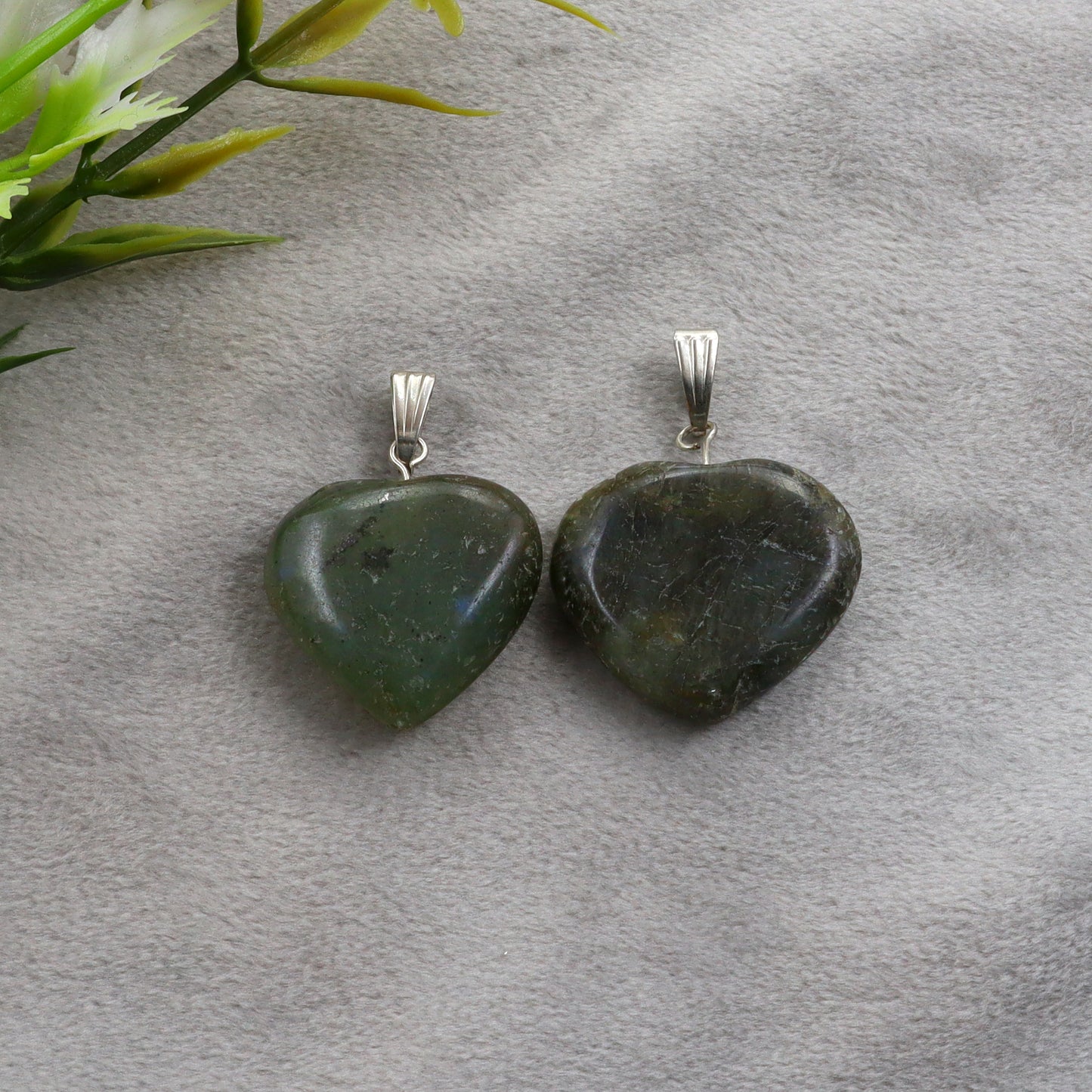 Labradorite Heart Pendant