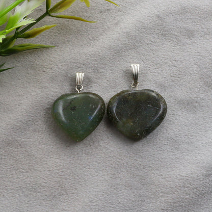 Labradorite Heart Pendant
