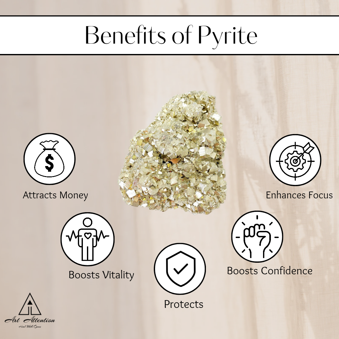 Pyrite Diamond Adjustable Ring