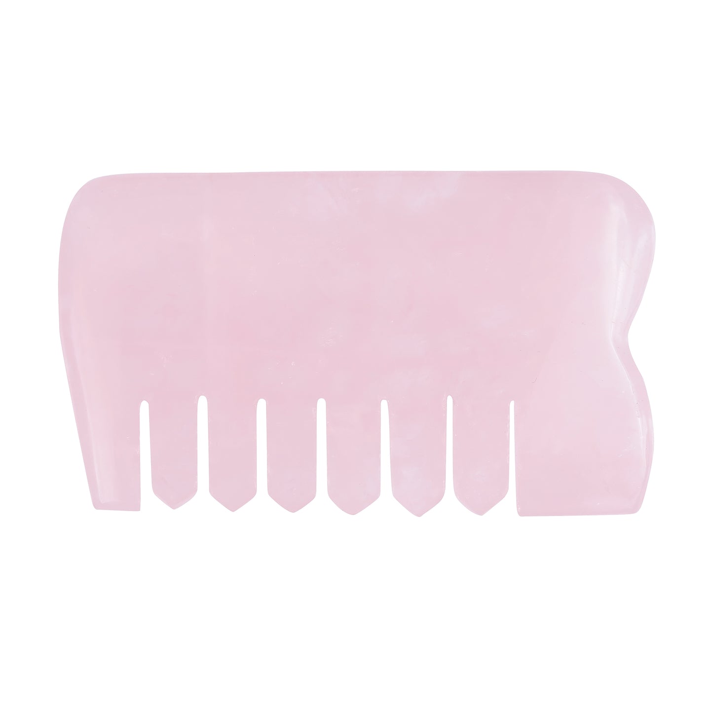 Rose Quartz Crystal Comb