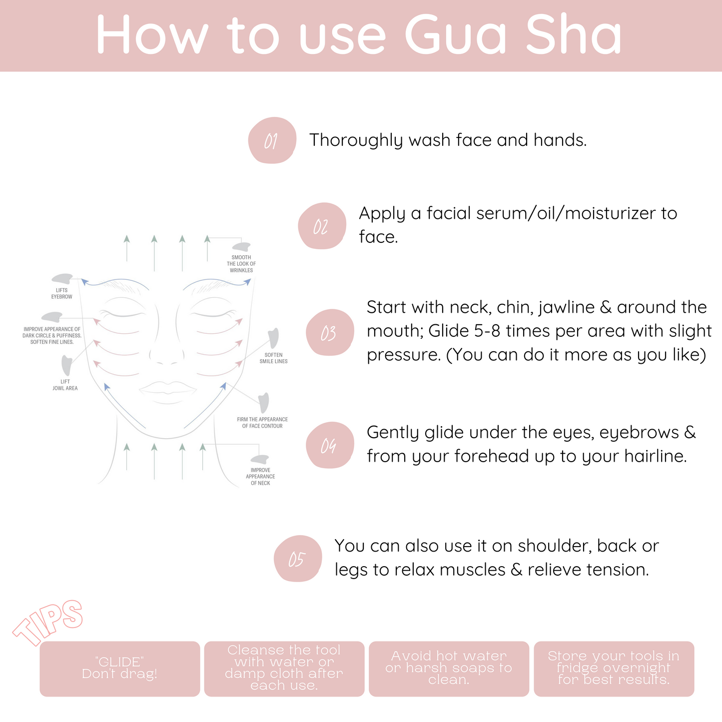 Clear Quartz Gua Sha