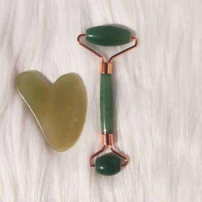 Jade Roller + Gua Sha Combo