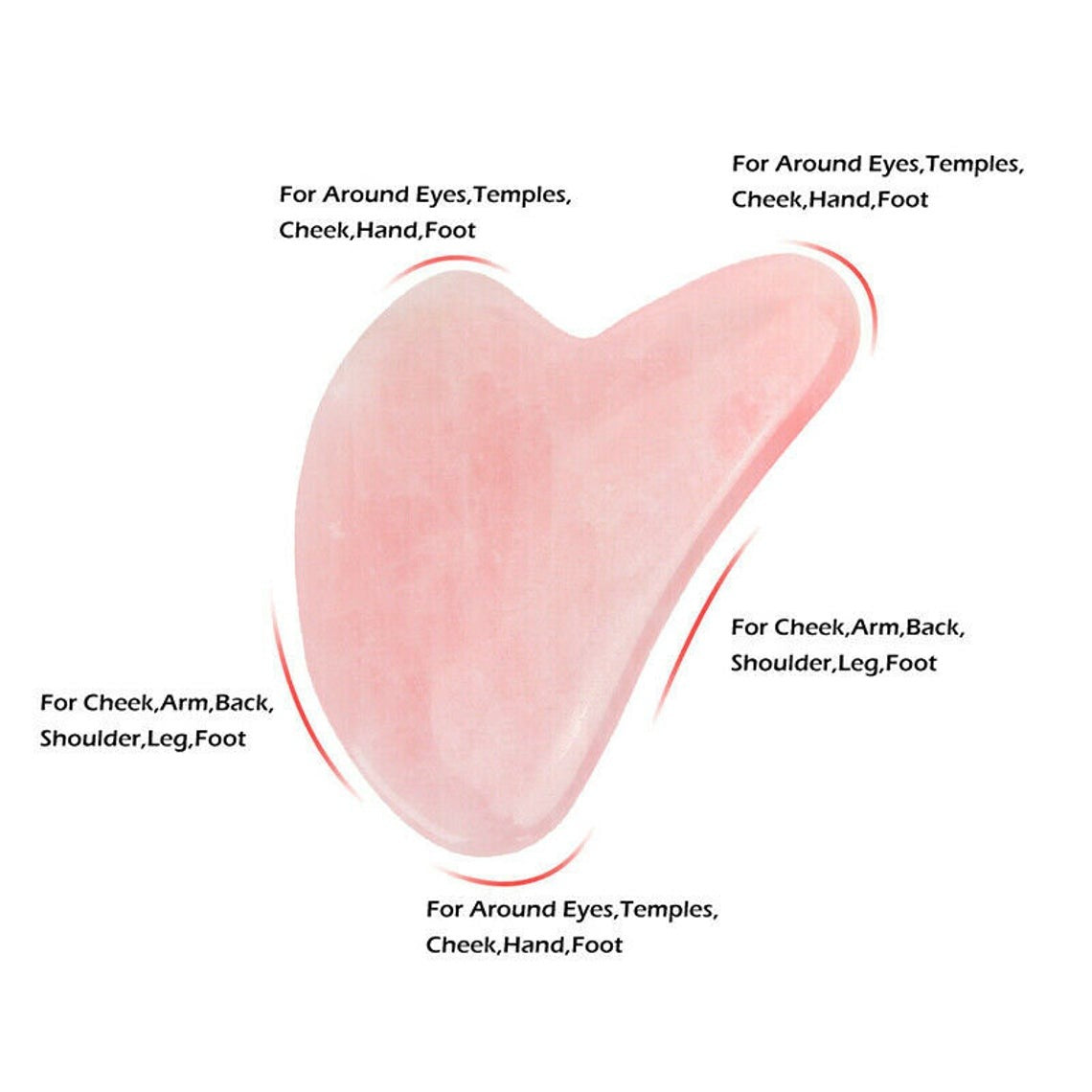 Rose Quartz Gua Sha